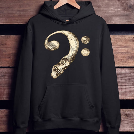Bass Clef Skull Graphic