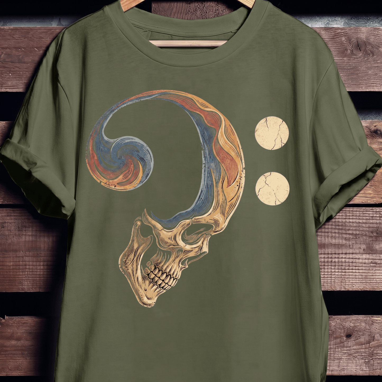 Bass Clef Skull Rhythm Tee - The Music Frontiers