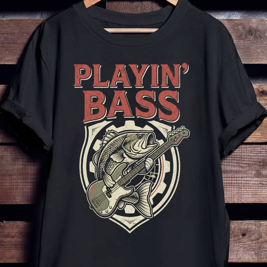 Bass Fishing Bass Guitar T-Shirt - Unisex Standard T-Shirt