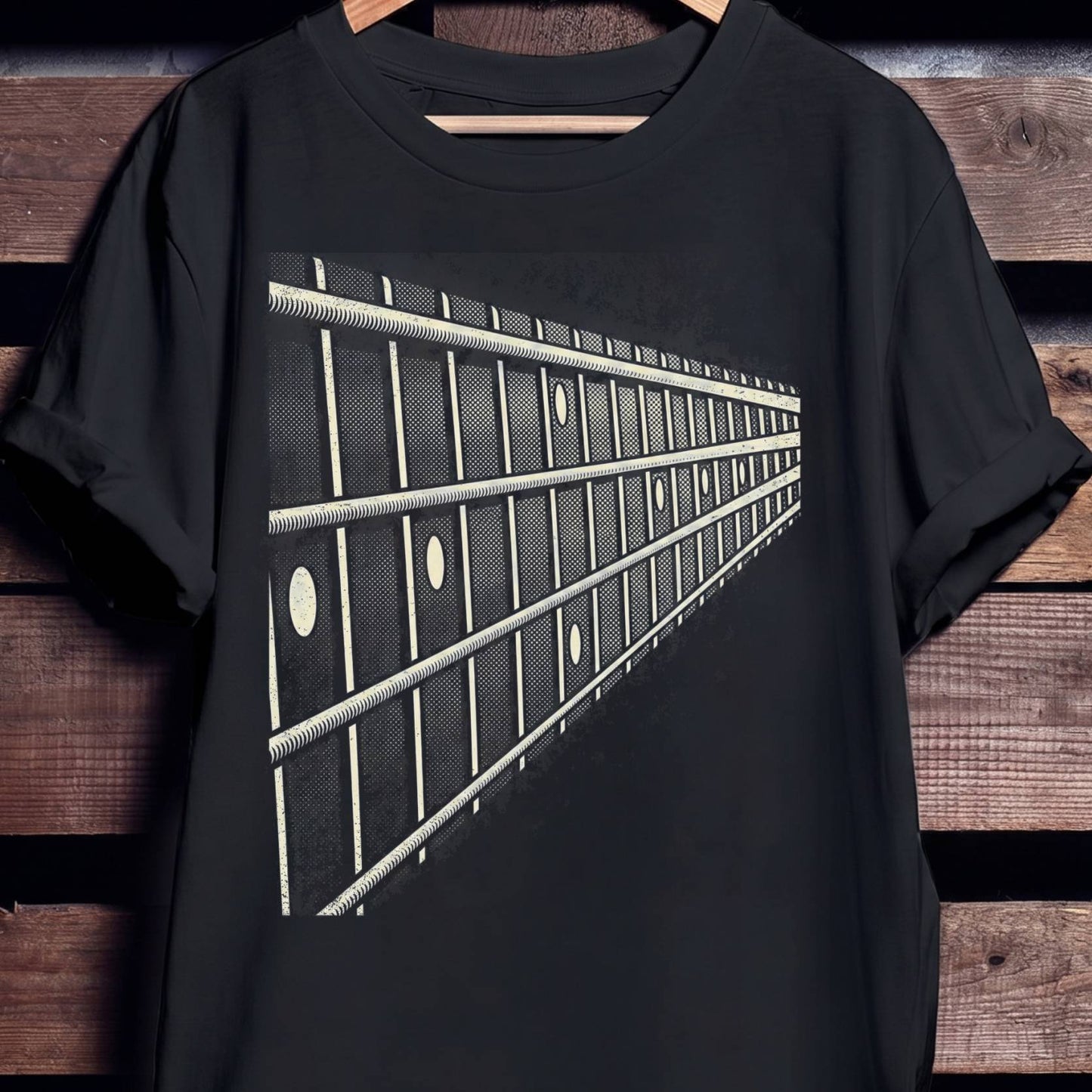 Bass Guitar Neck Graphic Tee - Unisex Standard T-Shirt