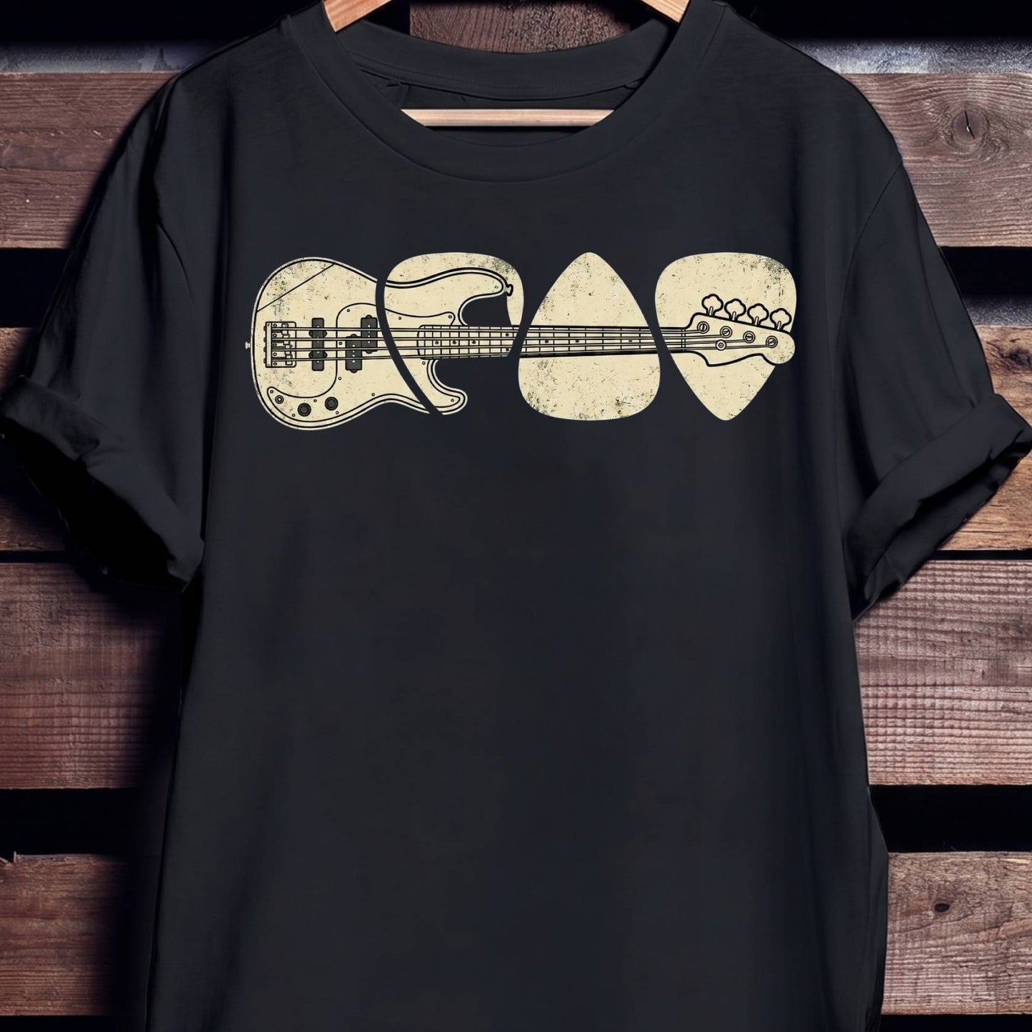 Bass Guitar Picks Graphic Tee