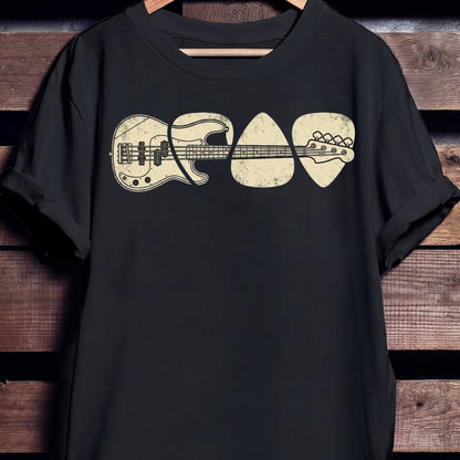 Bass Guitar Picks Graphic Tee