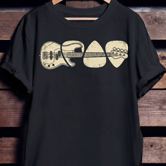 Bass Guitar Picks Graphic Tee