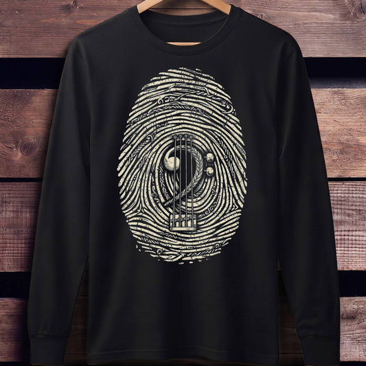 Bass Player Fingerprint Graphic