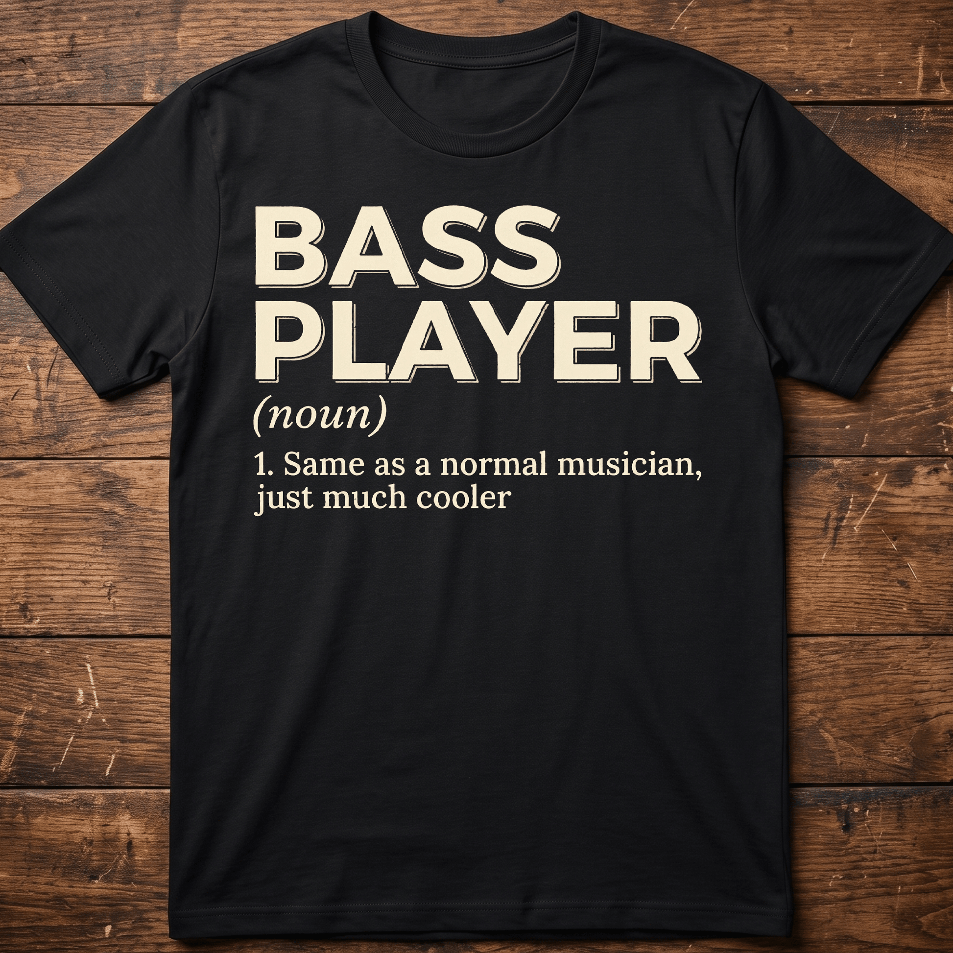 Bass Player Much Cooler Tee - The Music Frontiers