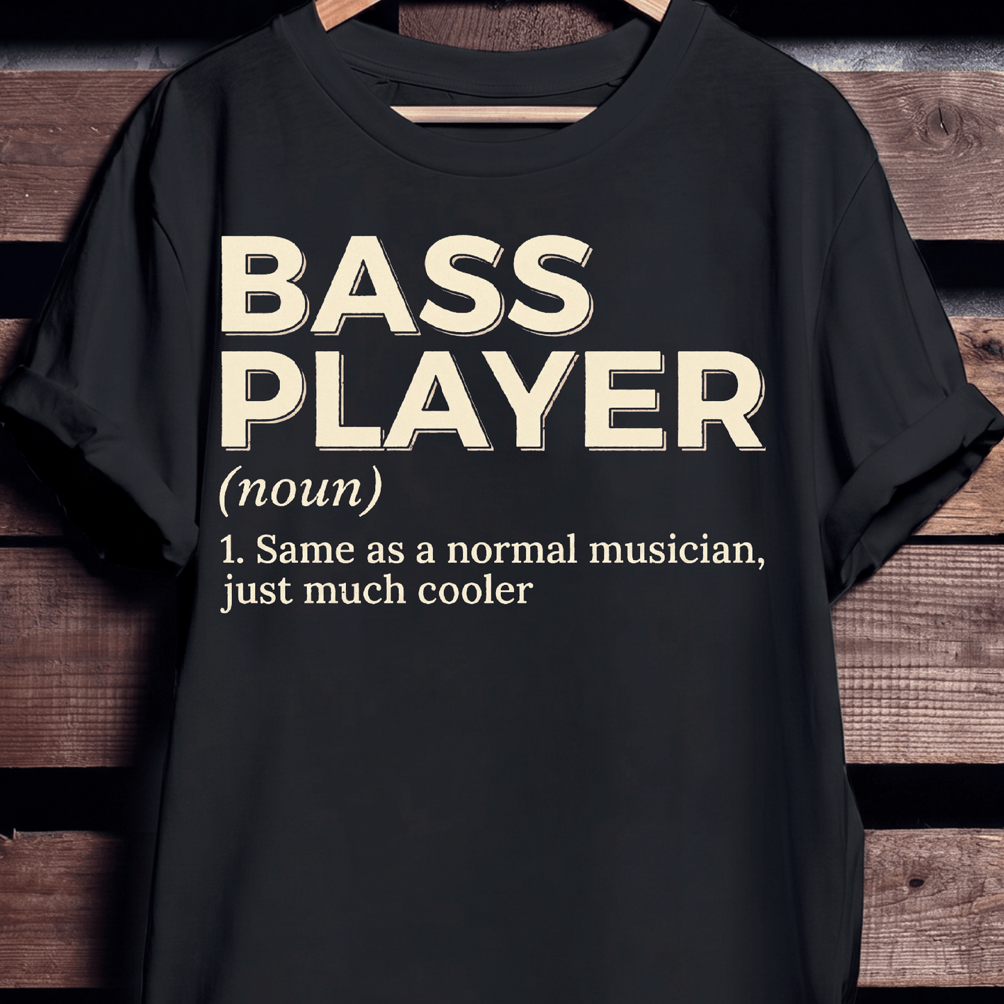 Bass Player Much Cooler Tee - The Music Frontiers
