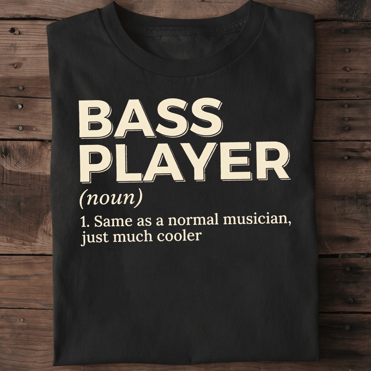 Bass Player Much Cooler Tee - The Music Frontiers
