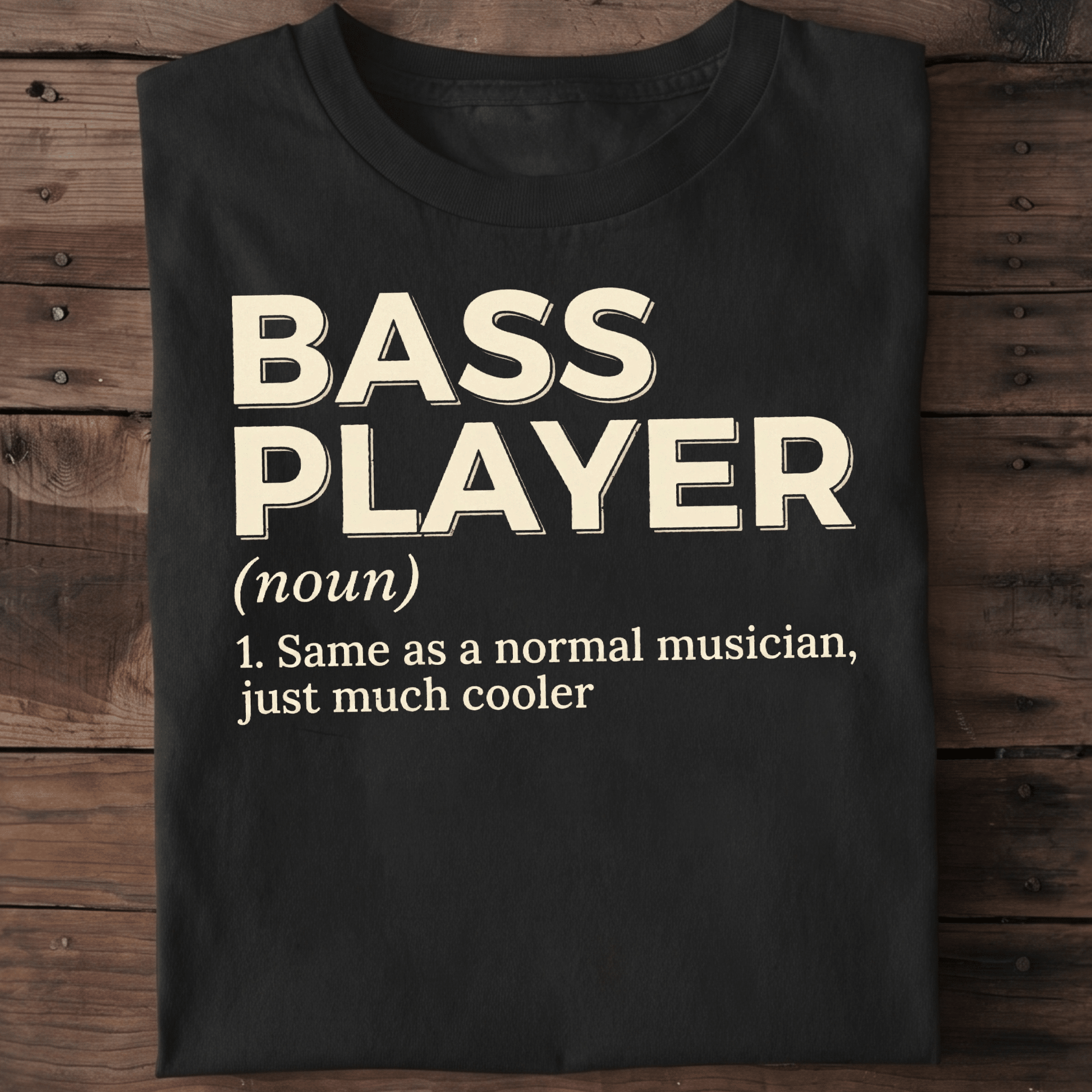 Bass Player Much Cooler Tee - The Music Frontiers