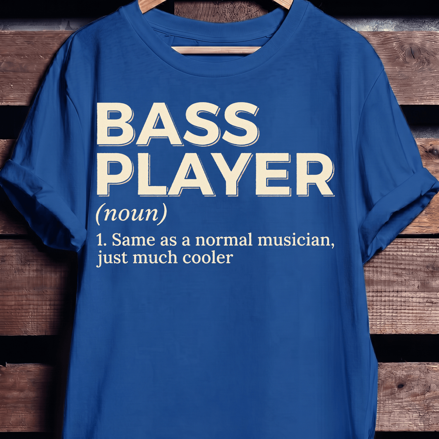 Bass Player Much Cooler Tee - The Music Frontiers
