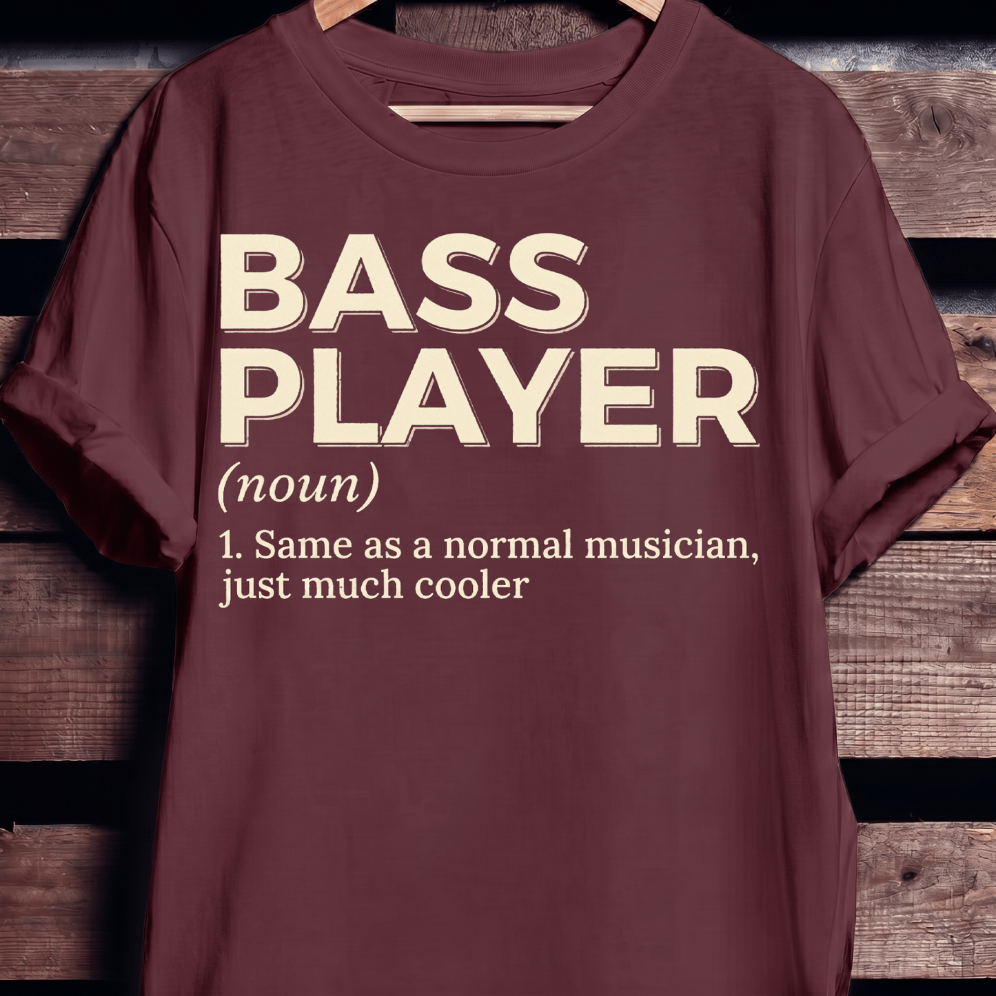 Bass Player Much Cooler Tee - The Music Frontiers