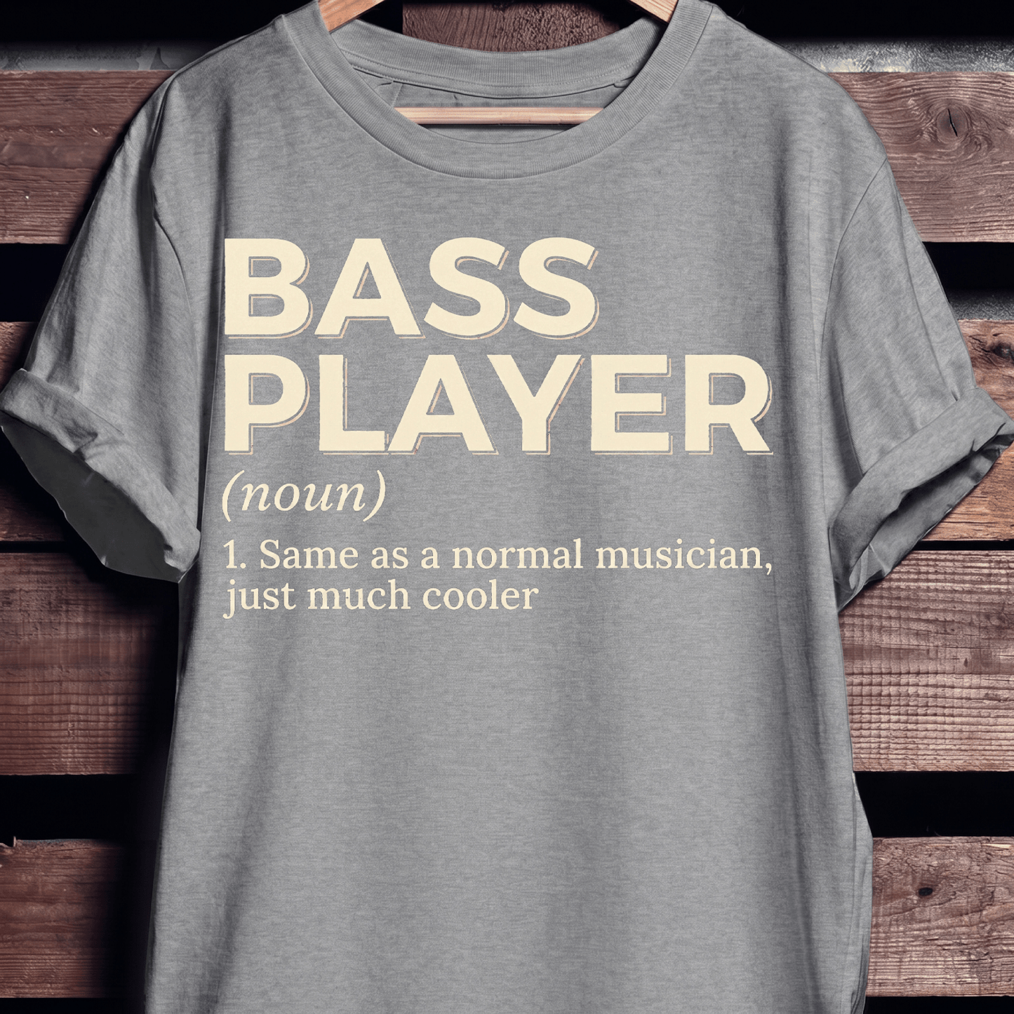 Bass Player Much Cooler Tee - The Music Frontiers