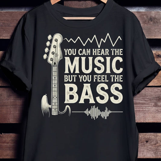 Bass Player Quote Graphic T-Shirt - Unisex Standard T-Shirt