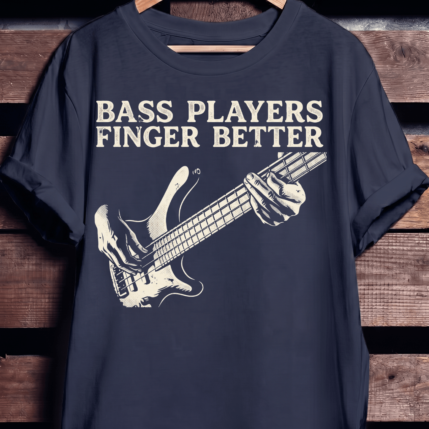 Bass Players Finger Better Tee - The Music Frontiers