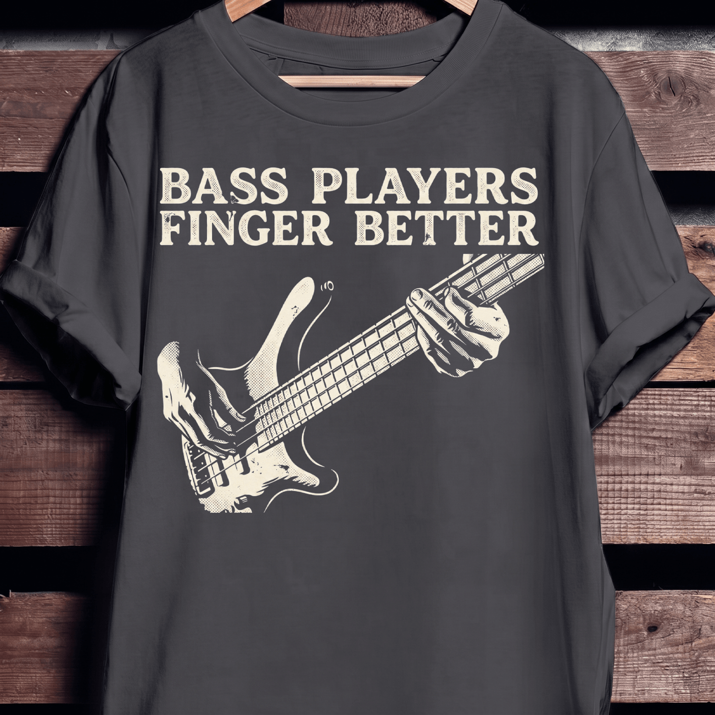 Bass Players Finger Better Tee - The Music Frontiers