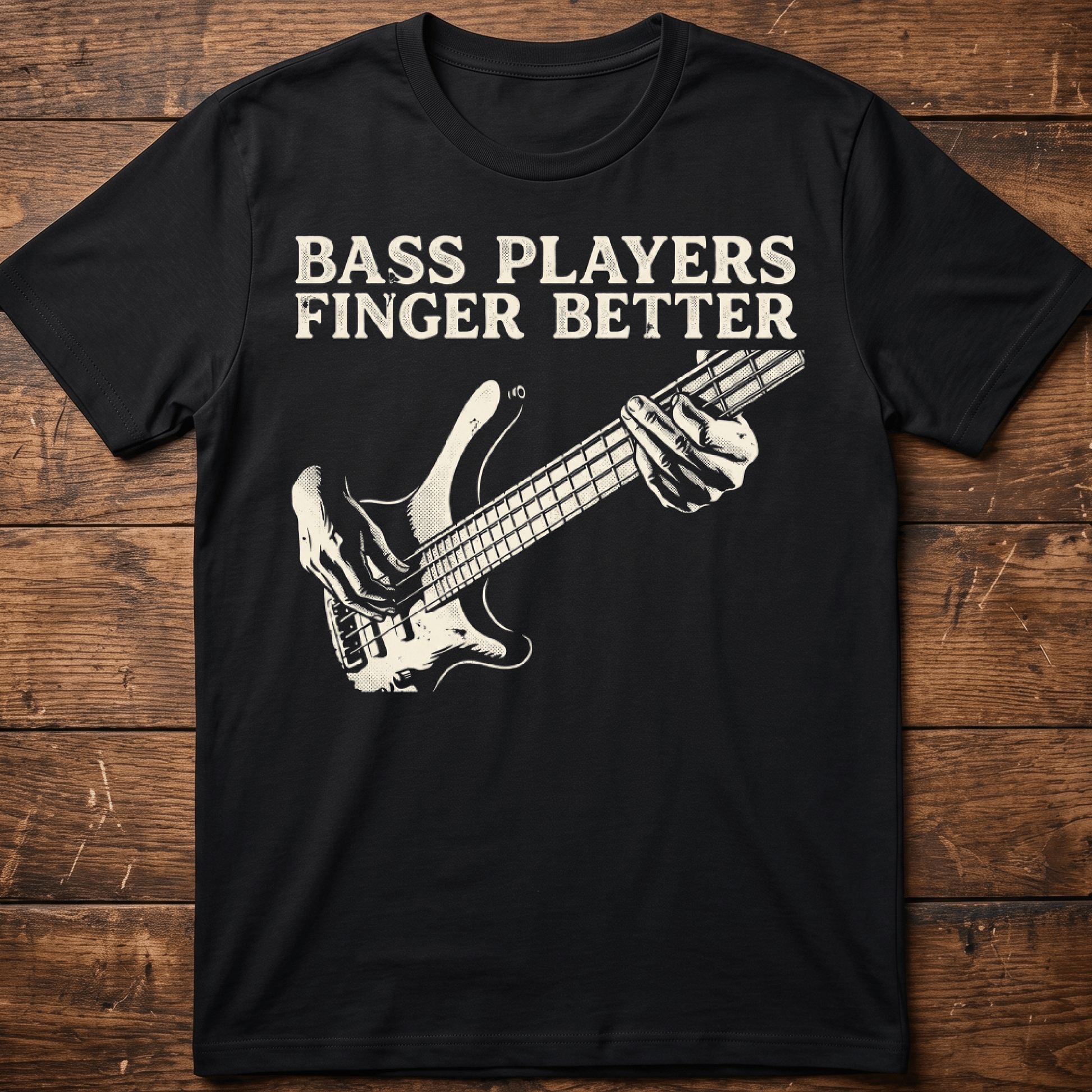 Bass Players Finger Better Tee - The Music Frontiers
