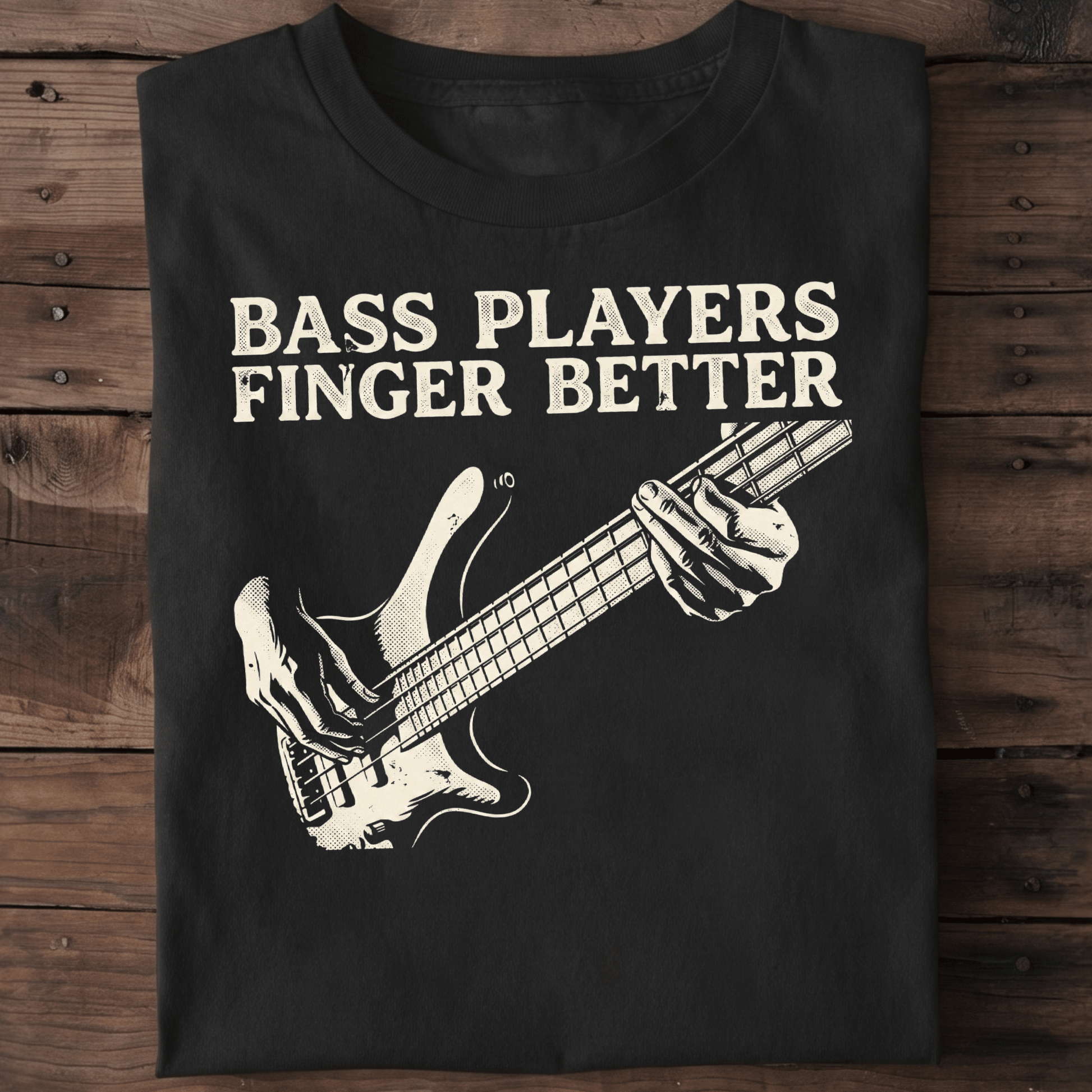 Bass Players Finger Better Tee - The Music Frontiers