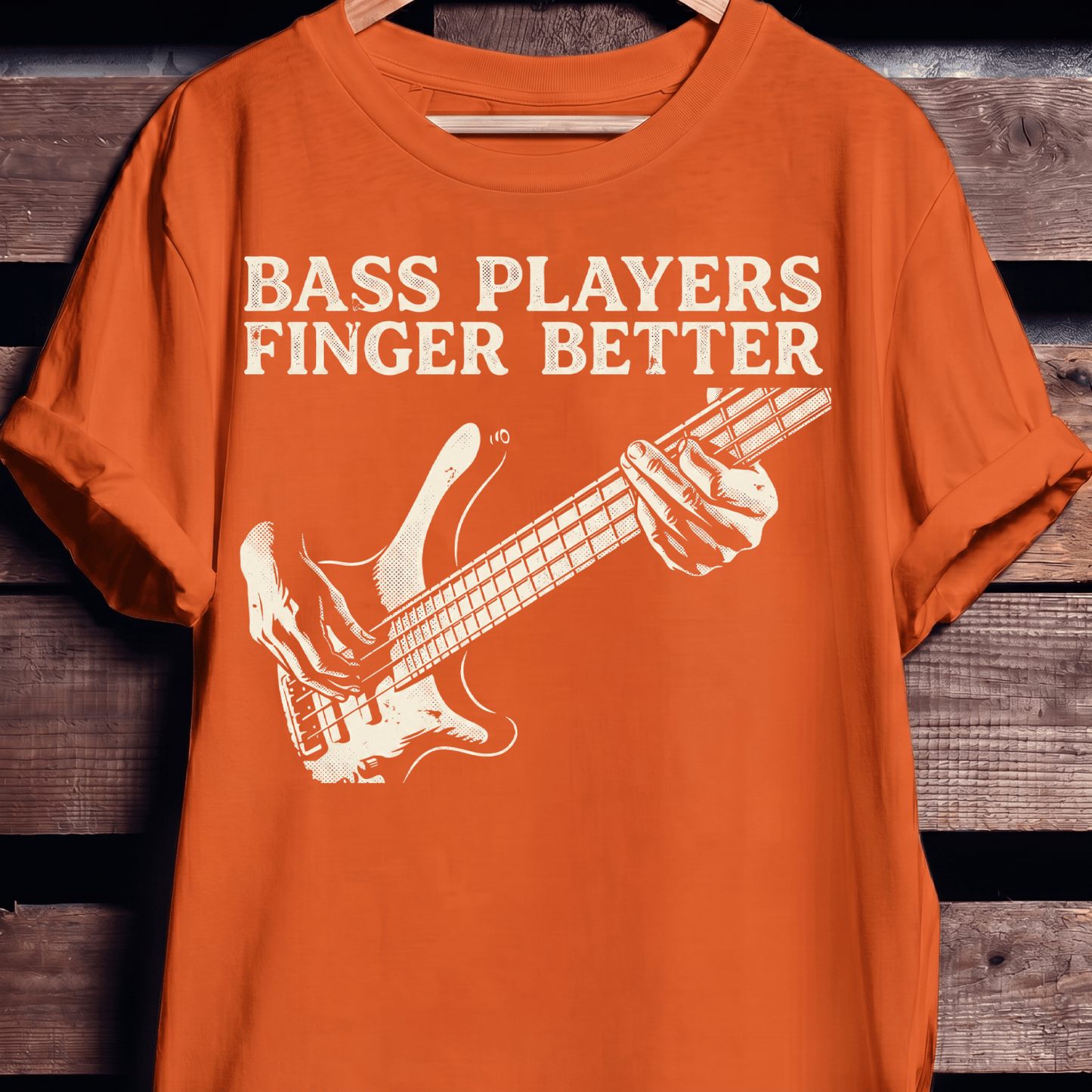 Bass Players Finger Better Tee - The Music Frontiers