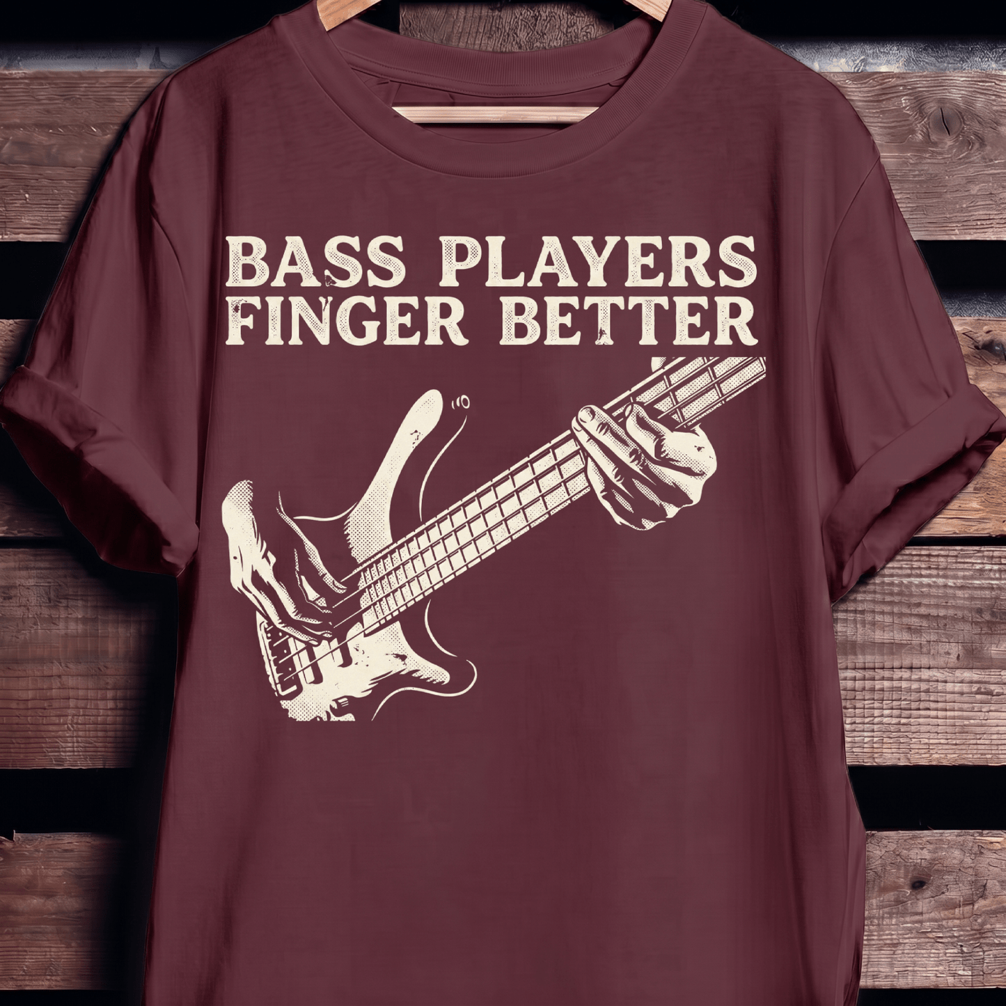 Bass Players Finger Better Tee - The Music Frontiers