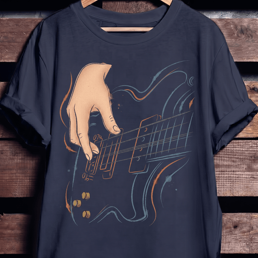 Bassist Hand Rhythm Flow Tee - The Music Frontiers