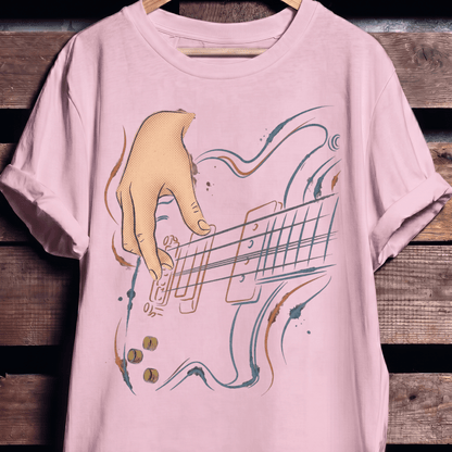 Bassist Hand Rhythm Flow Tee - The Music Frontiers