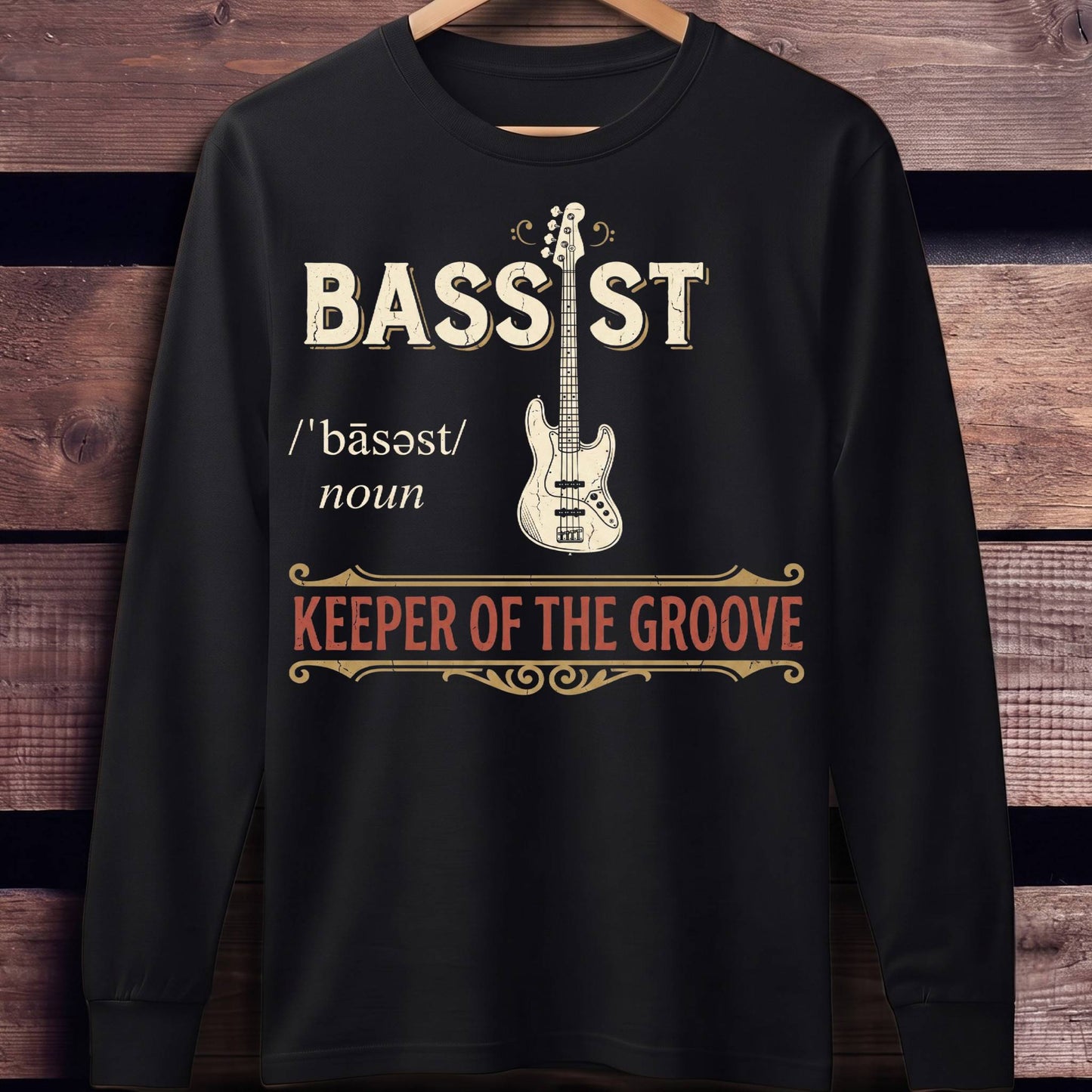 Bassist Keeper Of The Groove - Unisex Standard Long Sleeve
