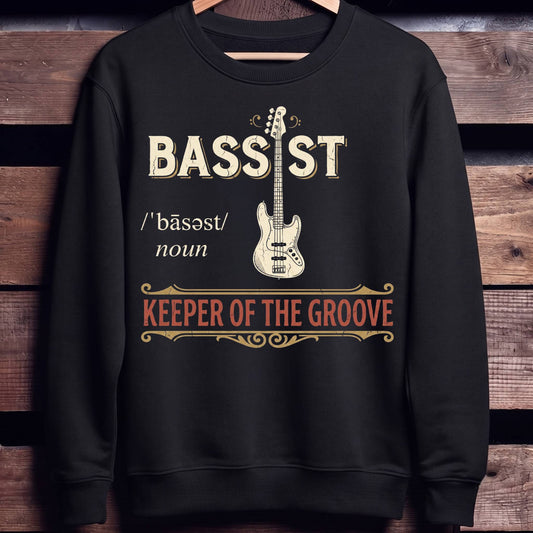 Bassist Keeper Of The Groove - Unisex Standard Crew Neck Sweatshirt
