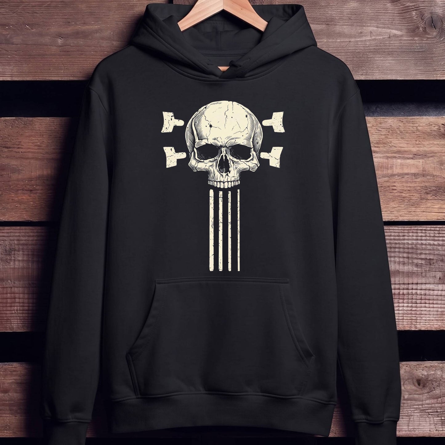 Bassist Skull Guitar Strings Tee - Unisex Standard Hoodie