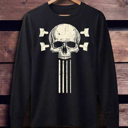 Bassist Skull Guitar Strings Tee - Unisex Standard Long Sleeve