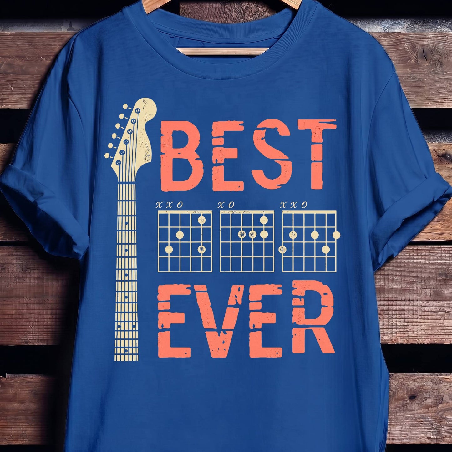 Best Dad Ever Chord Guitarist Tee