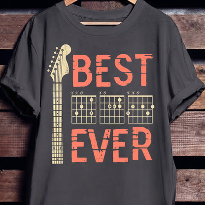 Best Dad Ever Chord Guitarist Tee