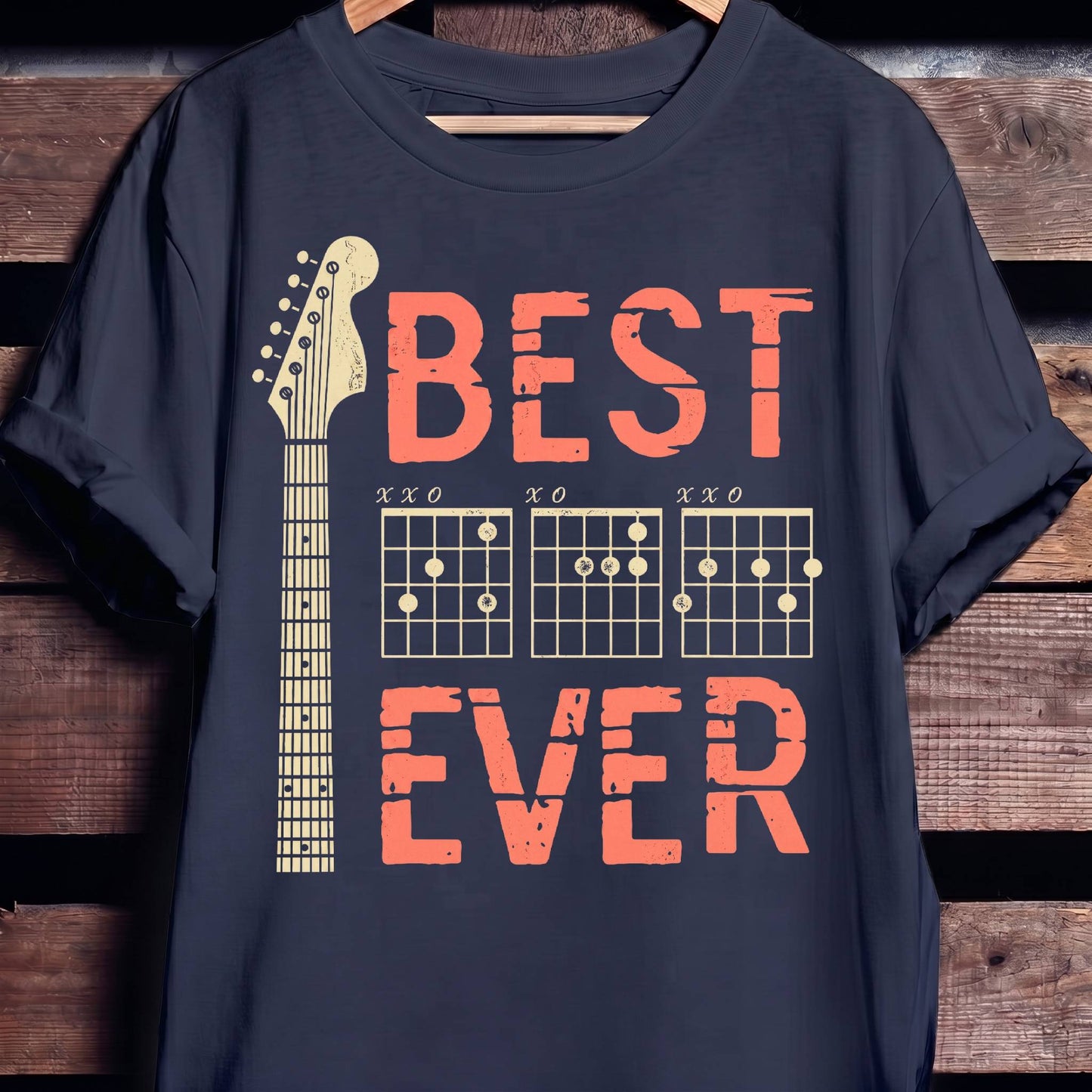 Best Dad Ever Chord Guitarist Tee