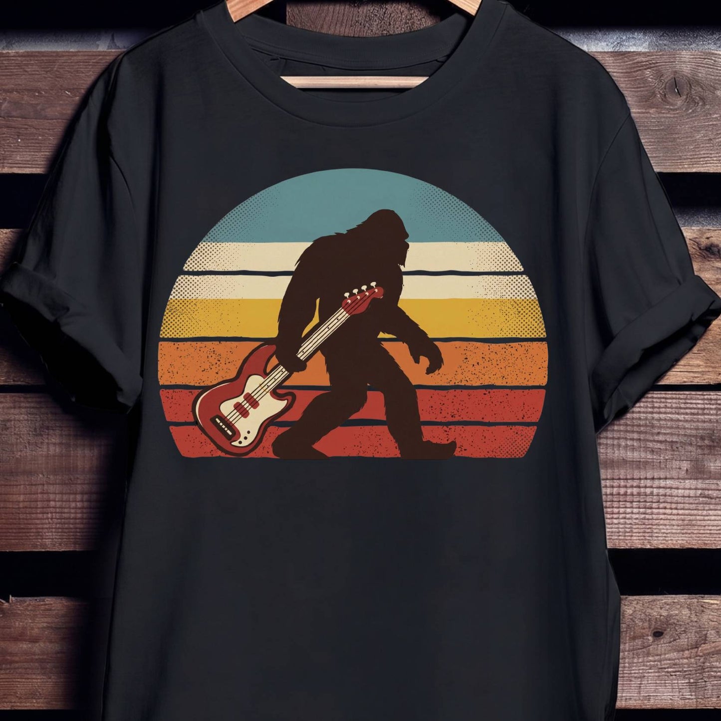 Bigfoot Bass Player Graphic Tee - The Music Frontiers
