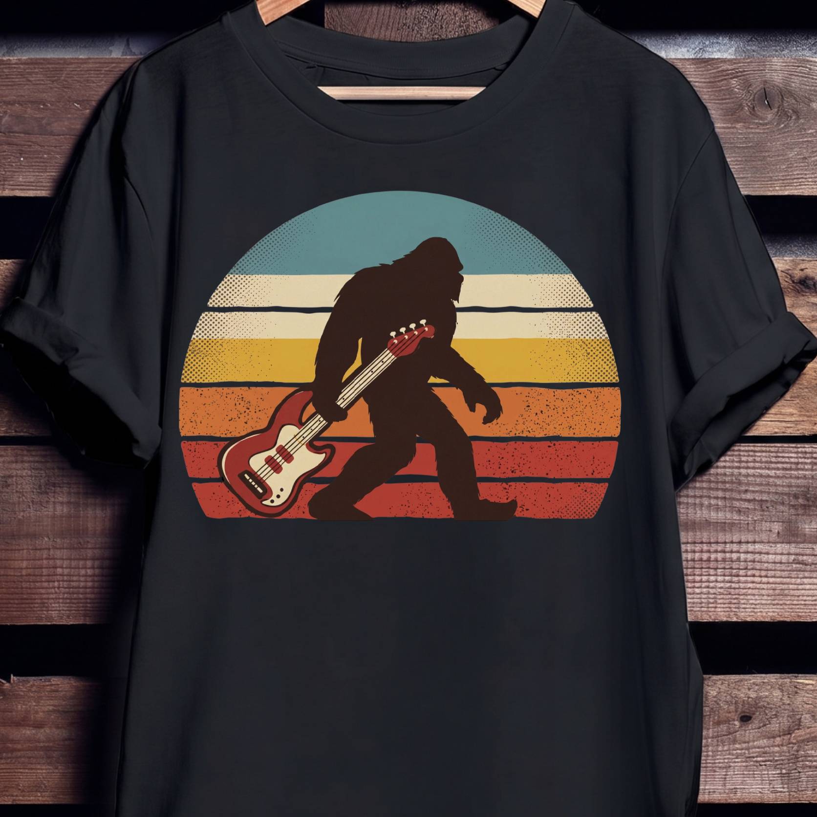 Bigfoot Bass Player Graphic Tee - The Music Frontiers