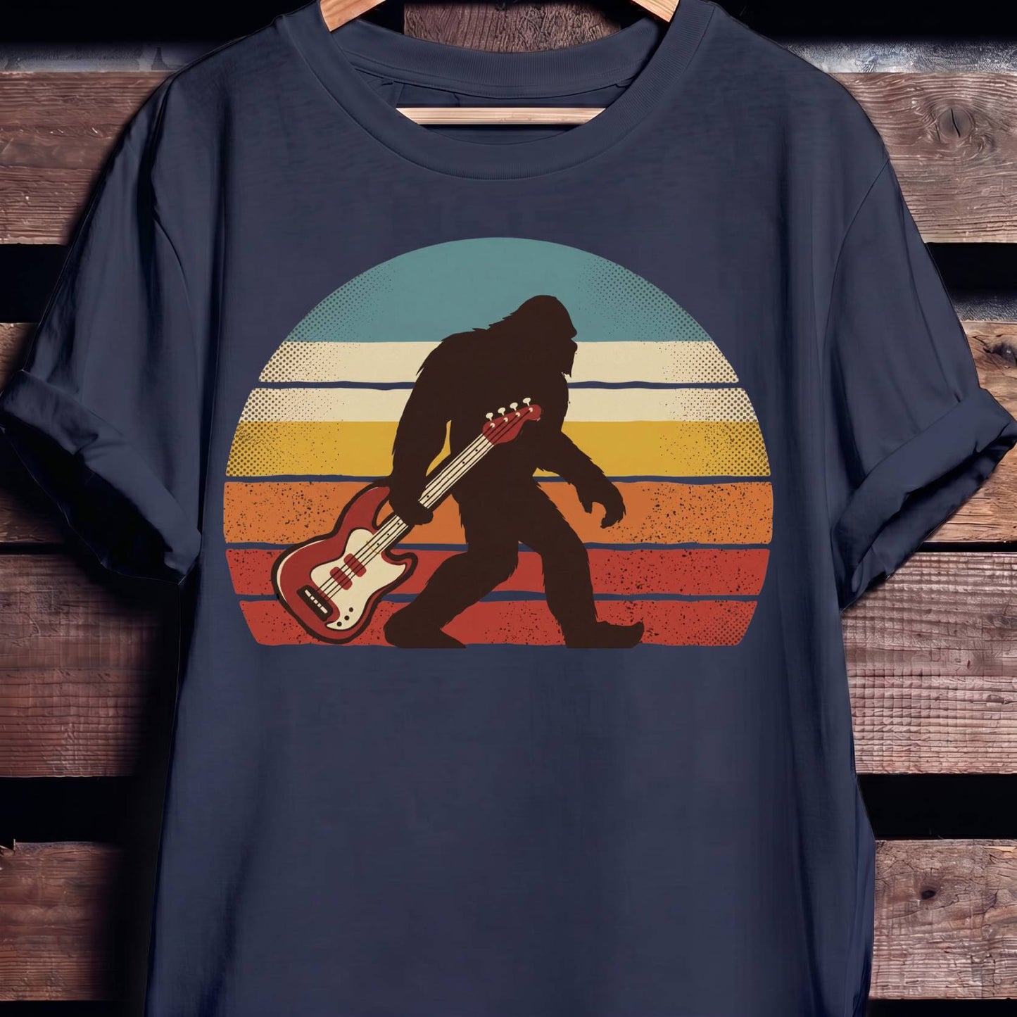 Bigfoot Bass Player Graphic Tee - The Music Frontiers
