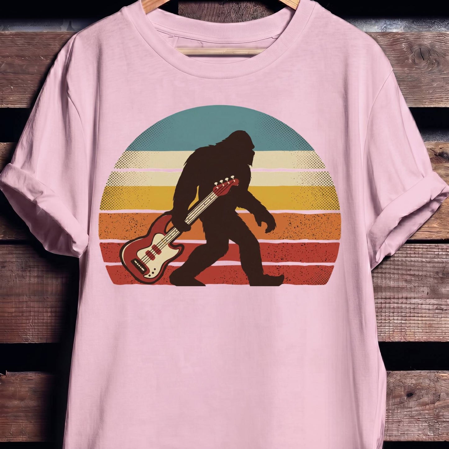 Bigfoot Bass Player Graphic Tee - The Music Frontiers