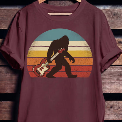 Bigfoot Bass Player Graphic Tee - The Music Frontiers