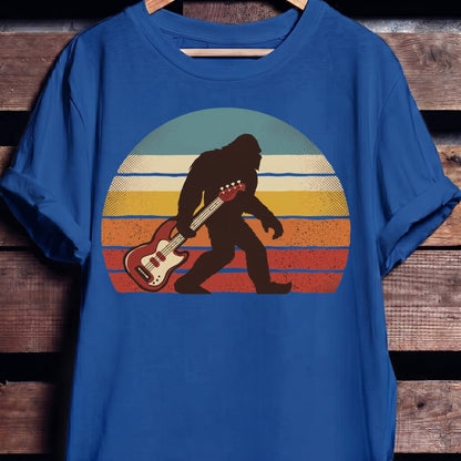 Bigfoot Bass Player Graphic Tee - The Music Frontiers