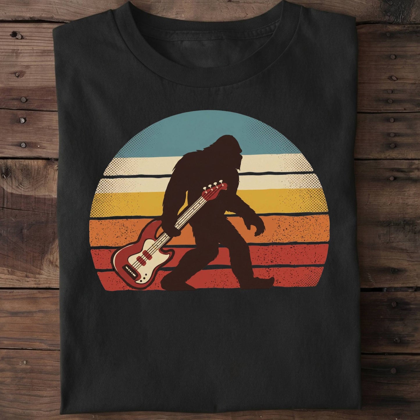 Bigfoot Bass Player Graphic Tee - The Music Frontiers