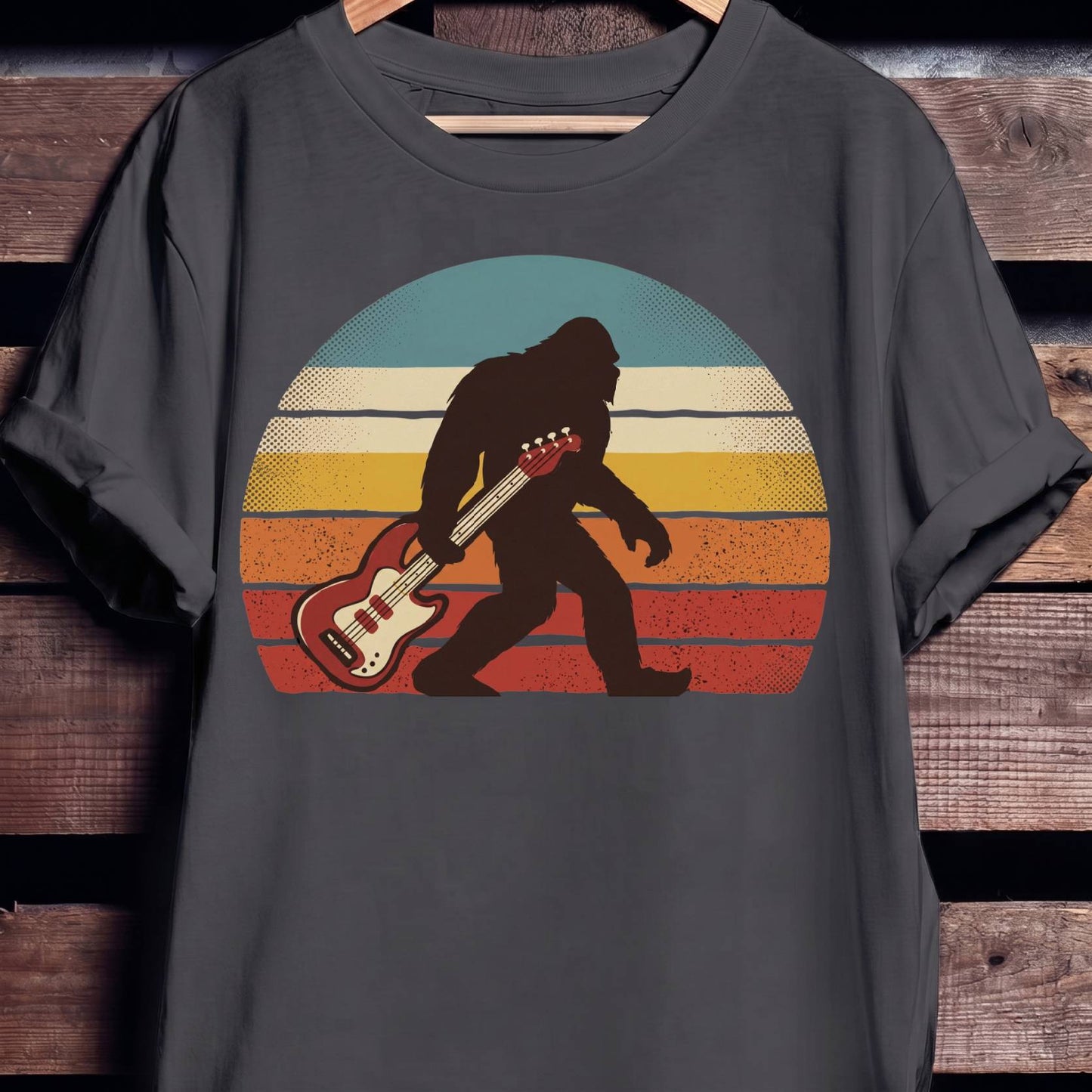 Bigfoot Bass Player Graphic Tee - The Music Frontiers