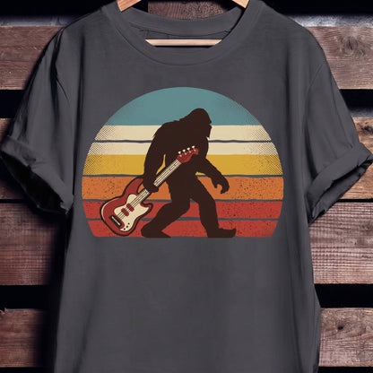 Bigfoot Bass Player Graphic Tee - The Music Frontiers