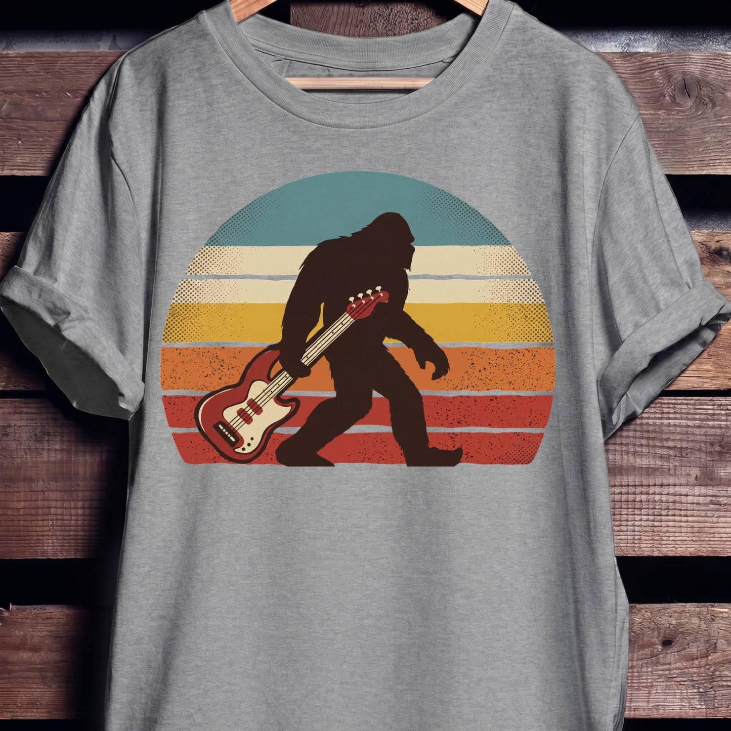 Bigfoot Bass Player Graphic Tee - The Music Frontiers
