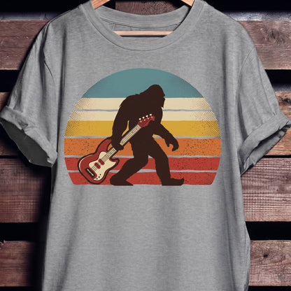 Bigfoot Bass Player Graphic Tee - The Music Frontiers