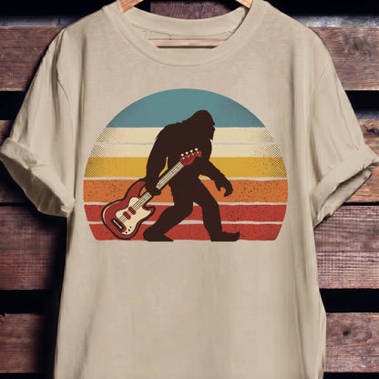 Bigfoot Bass Player Graphic Tee - The Music Frontiers