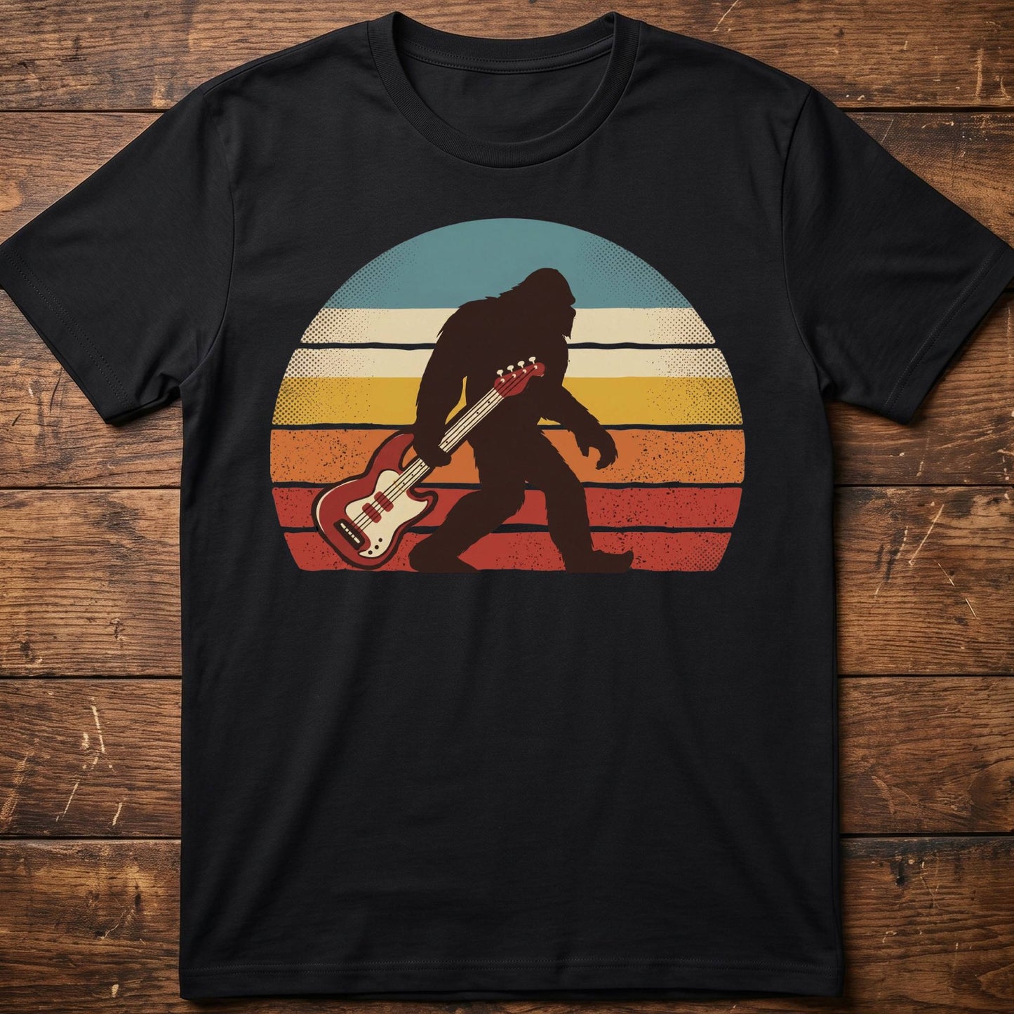Bigfoot Bass Player Graphic Tee - The Music Frontiers