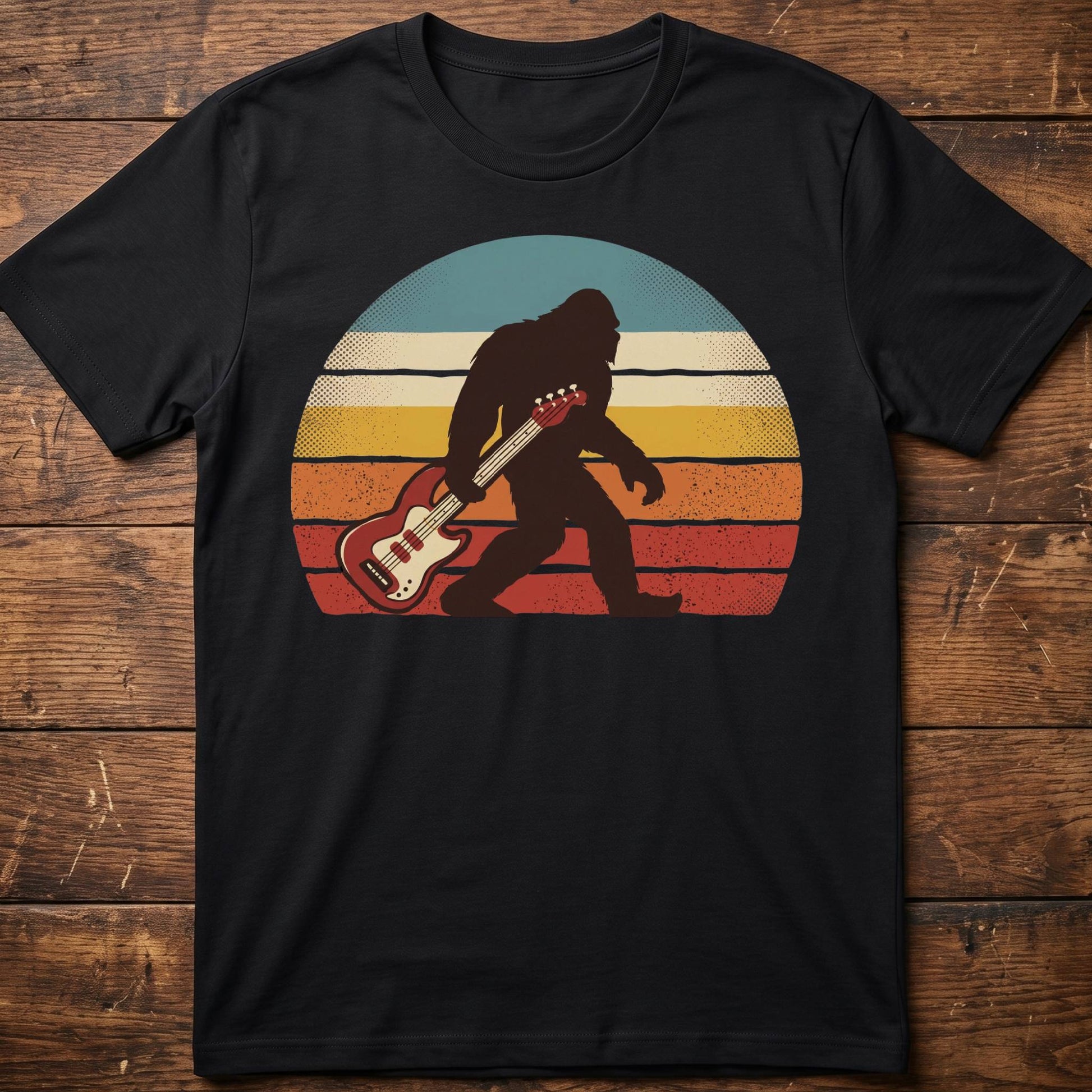 Bigfoot Bass Player Graphic Tee - The Music Frontiers