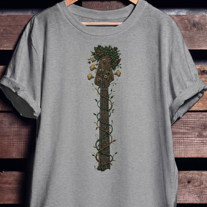 Botanical Bass Guitar Neck T-Shirt