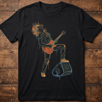 Classic Rock Electric Guitarist Tee - The Music Frontiers