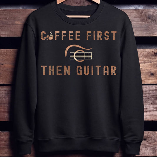 Coffee First Then Guitar Vintage