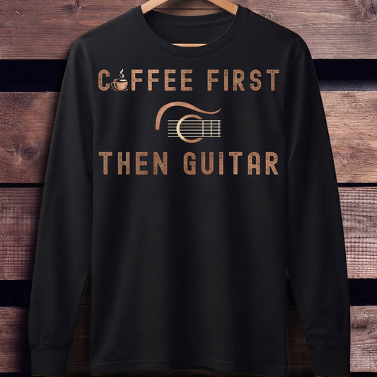 Coffee First Then Guitar Vintage