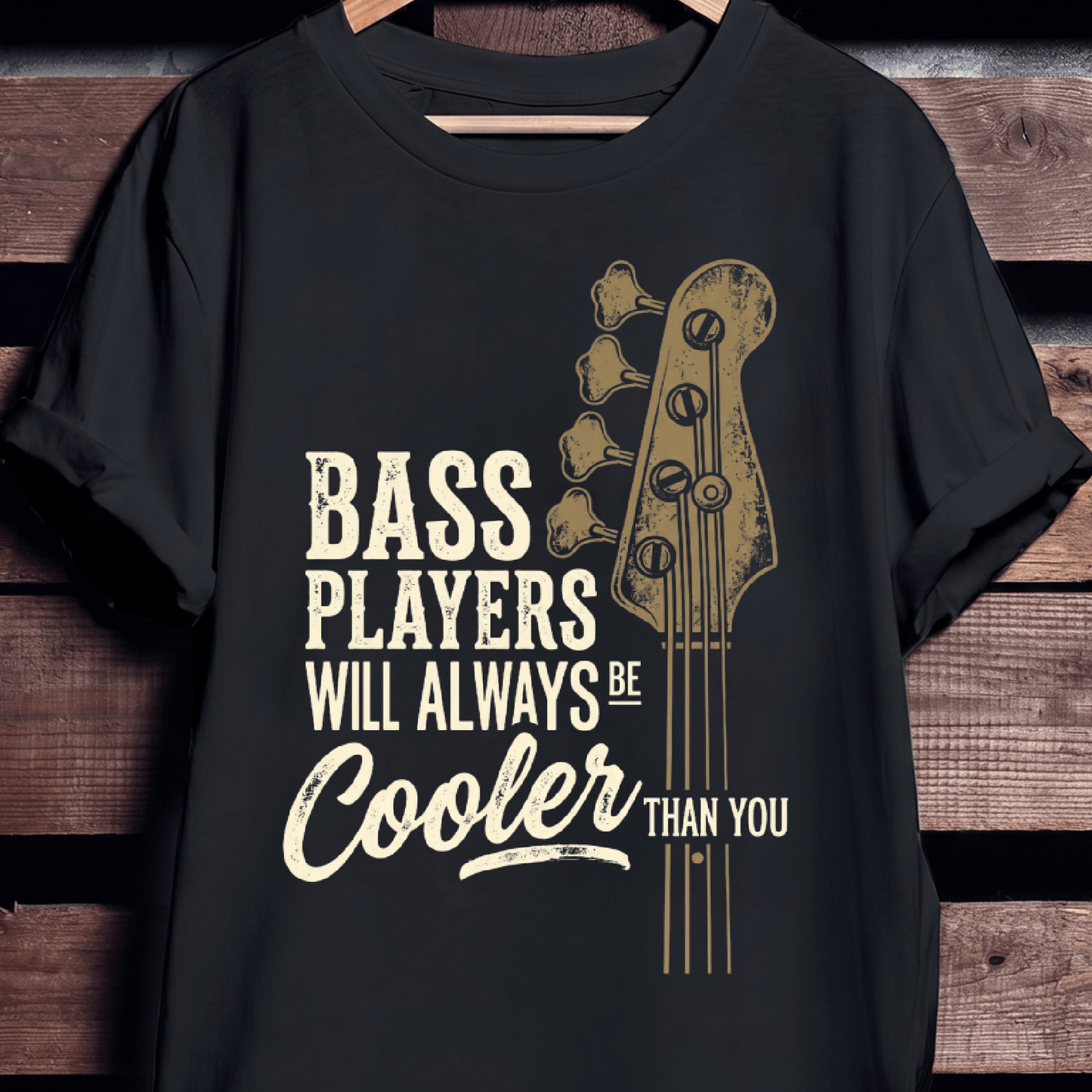 Cooler Than You Bassist Graphic T-Shirt - The Music Frontiers